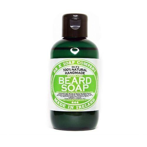  Woodland beard soap shampoo per barba con vitamina b5 olio di tea tree con essenza all eucalipto 100 ml, fig. 1 